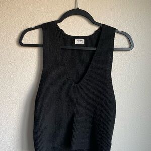 Cotton On Black Knit Tank Top